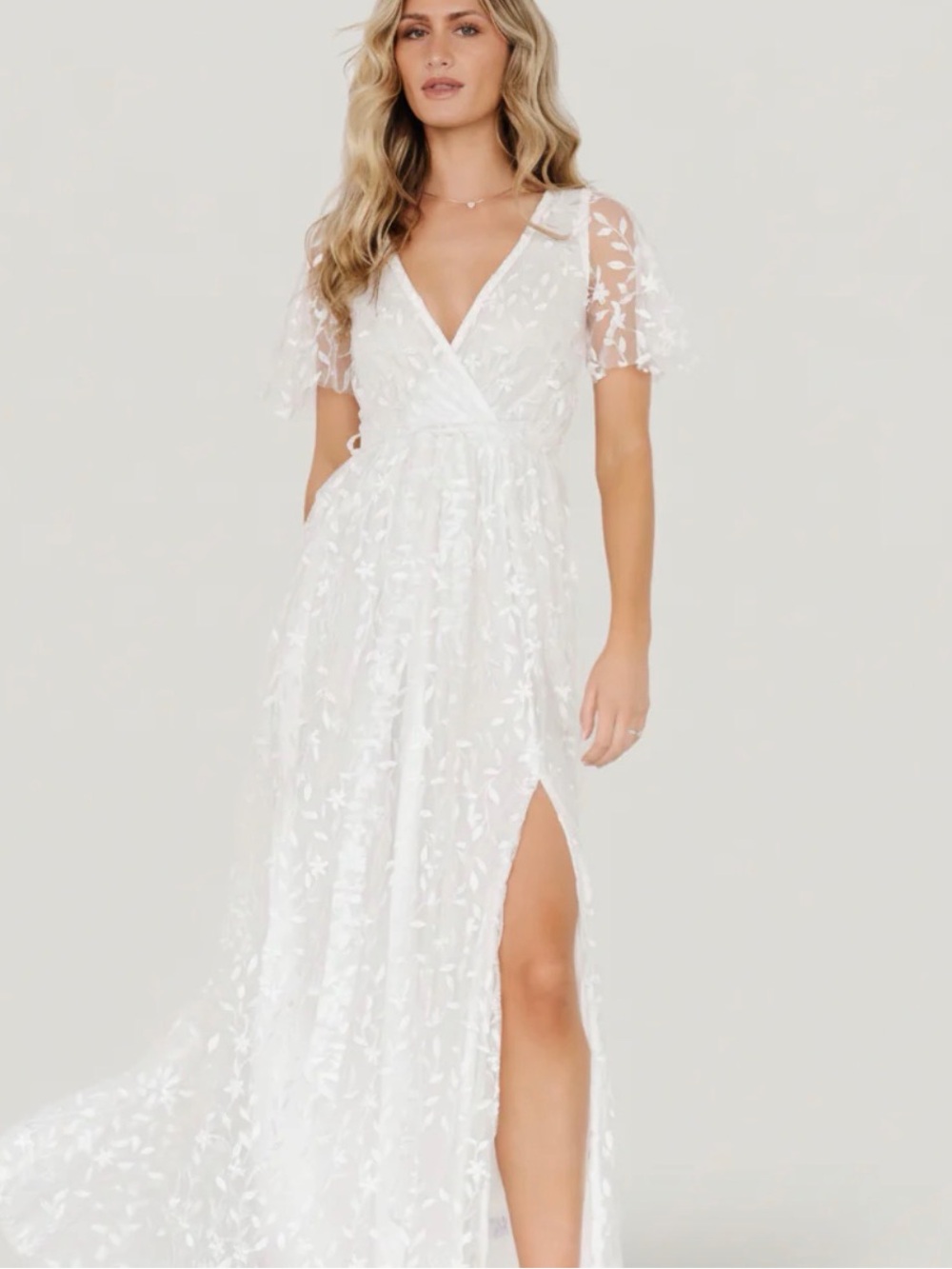 Marseille Embossed Maxi Dress Baltic Born